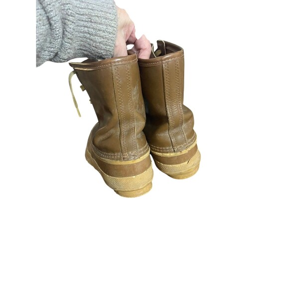 Vtg Sorel Youth Sz 6 Arctic Pac Kaufman Canada Brown Snow Duck Boots - Picture 3 of 10